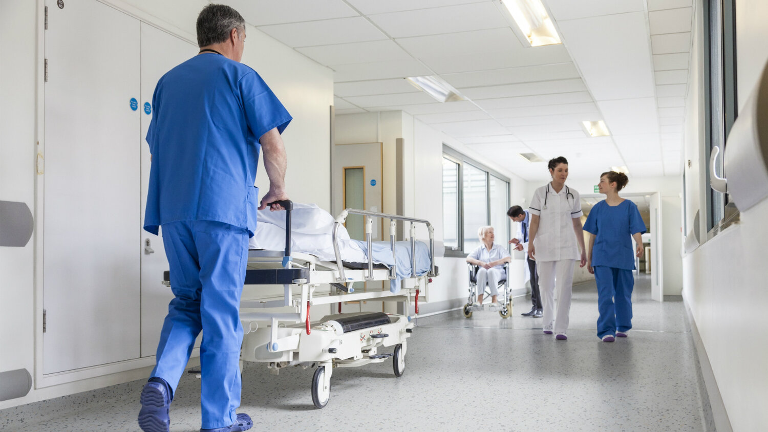 Heter Main Header Hospital Hallway Hospital Hallway