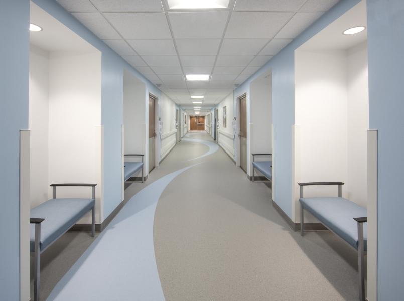 Jackson South Labor &amp; Delivery Corridor Miami, FL USA Mipolam Affinity