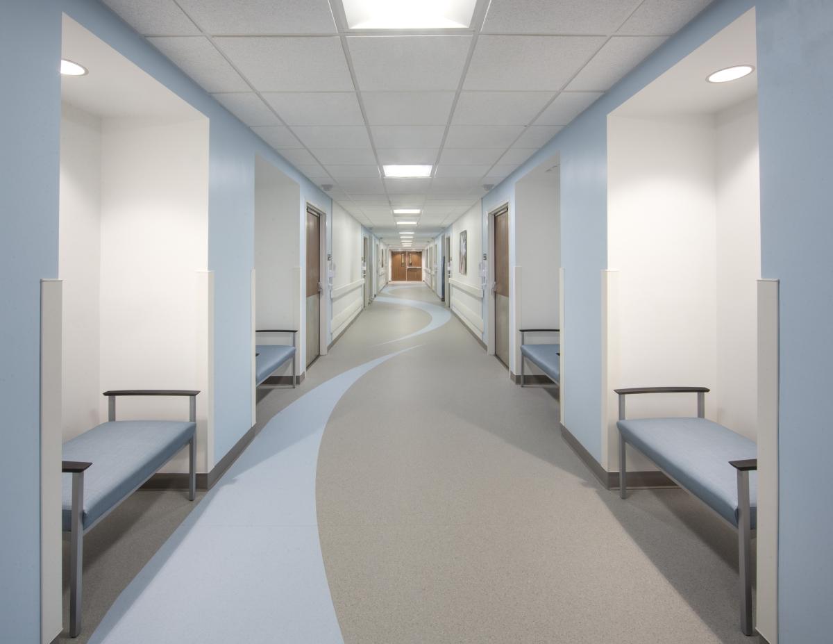 Jackson South Labor & Delivery Corridor Miami, FL USA Mipolam Affinity  