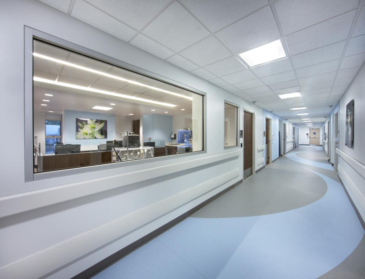 Jackson South Labor and Delivery Center Nursing Station  Heathcare Mipolam Affinity 